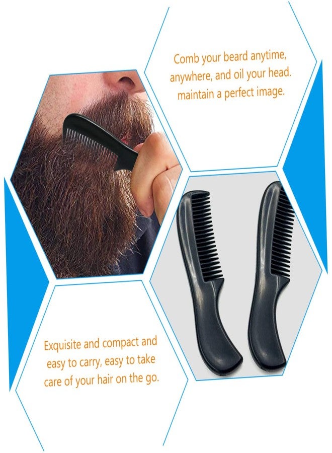 MERRYHAPY 10Pcs Pocket Sized Beard Comb for Men Mini Styling Combs Retro Design for Hair Grooming the Go for Travel Everyday Use - Image 4